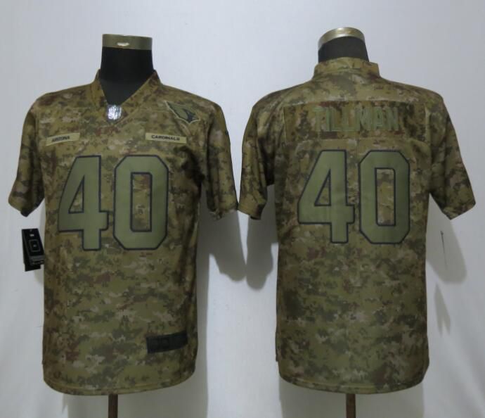 Women Arizona Cardinals #40 Tillman Nike Camo Salute to Service Limited NFL Jersey